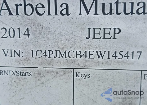 2014 Jeep Cherokee Latitude from USA, damaged, VIN 1C4PJMCB4EW145417